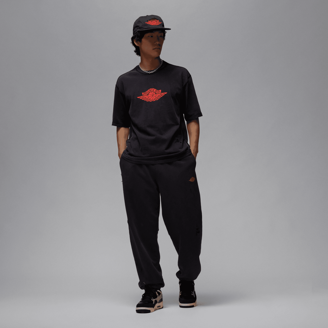 Jordan Rare Air T-Shirt (Black/Chile Red) - Jordan Rare Air T-Shirt (Black/Chile Red) - 