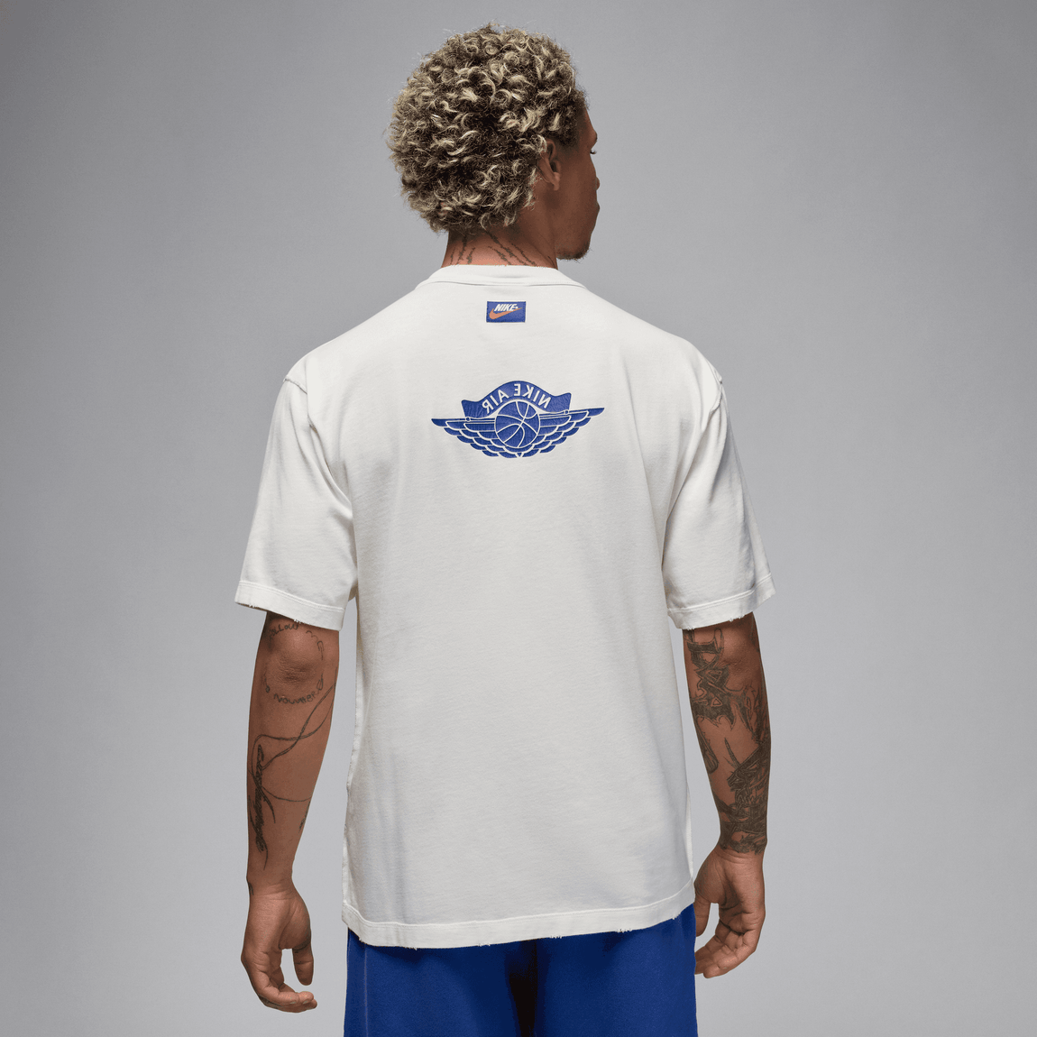 Jordan Rare Air T-Shirt (Sail/Deep Royal) - Jordan Rare Air T-Shirt (Sail/Deep Royal) - 