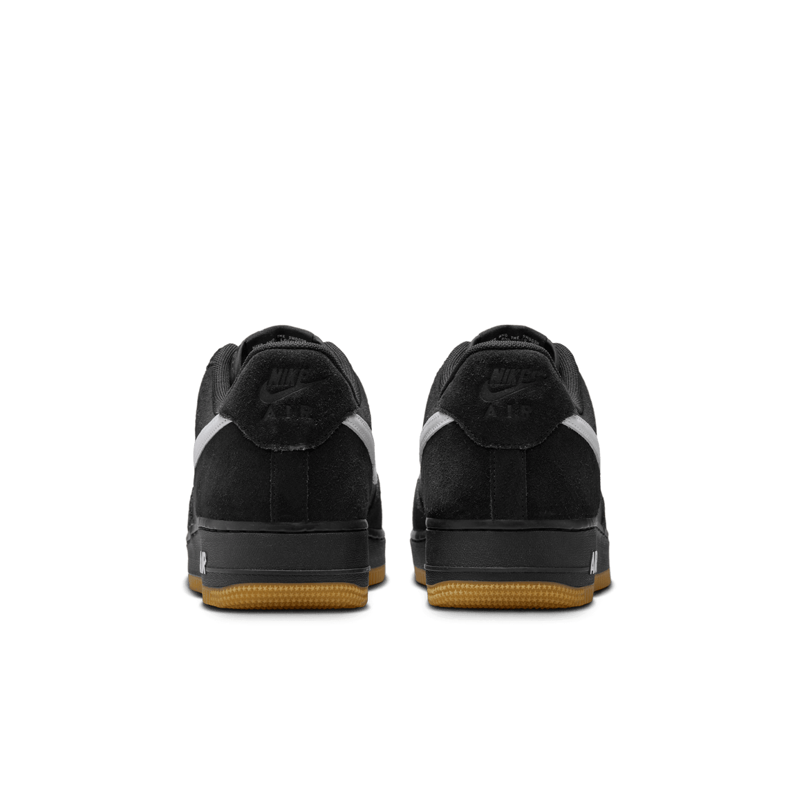 Nike Air Force 1 '07 SK8 (Black/White-Gum Light Brown) - Nike Air Force 1 '07 SK8 (Black/White-Gum Light Brown) - 