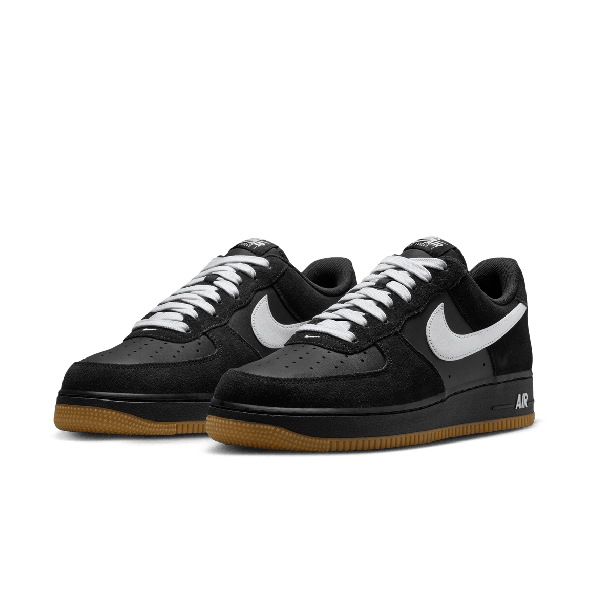 Nike Air Force 1 '07 SK8 (Black/White-Gum Light Brown) - Nike Air Force 1 '07 SK8 (Black/White-Gum Light Brown) - 