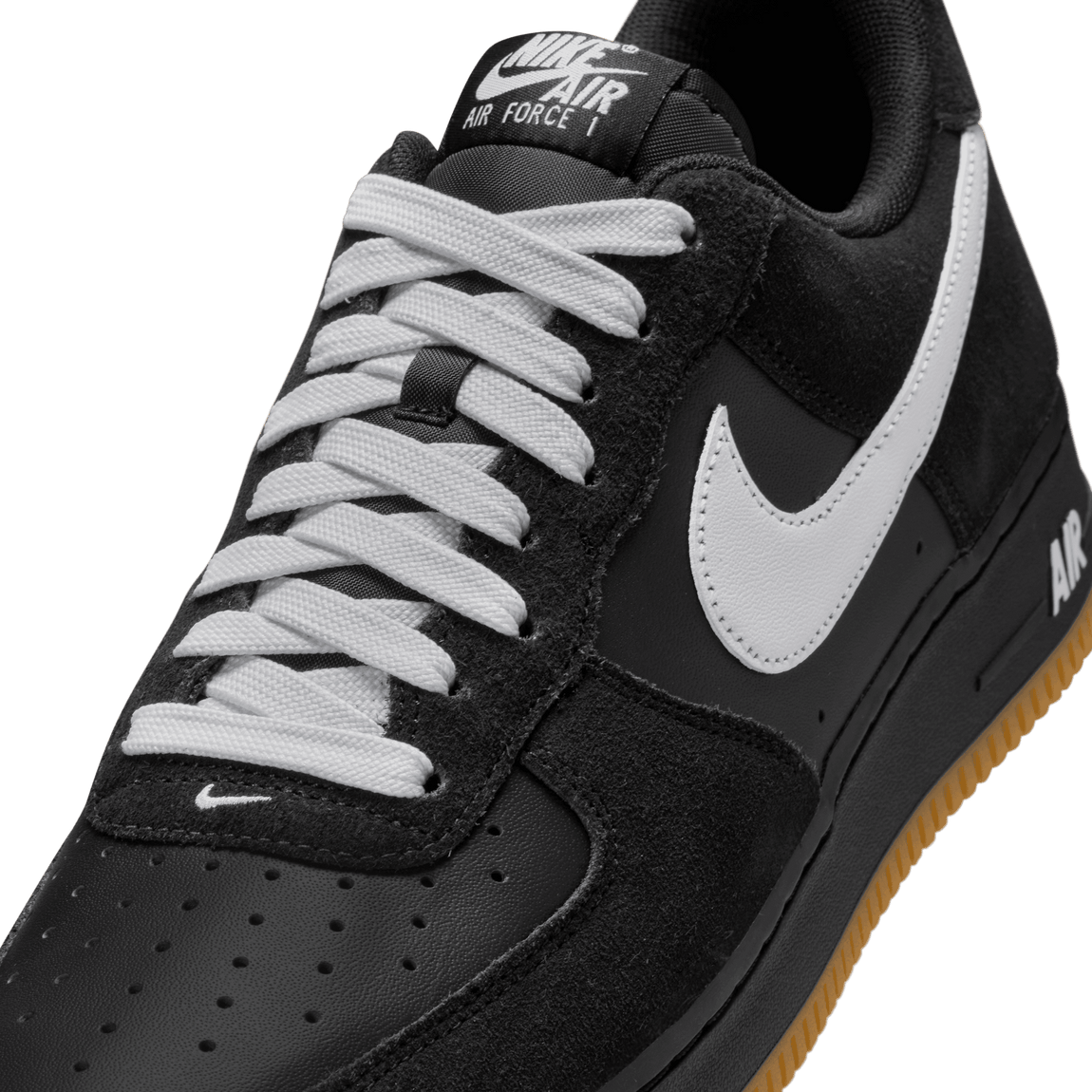 Nike Air Force 1 '07 SK8 (Black/White-Gum Light Brown) - Nike Air Force 1 '07 SK8 (Black/White-Gum Light Brown) - 
