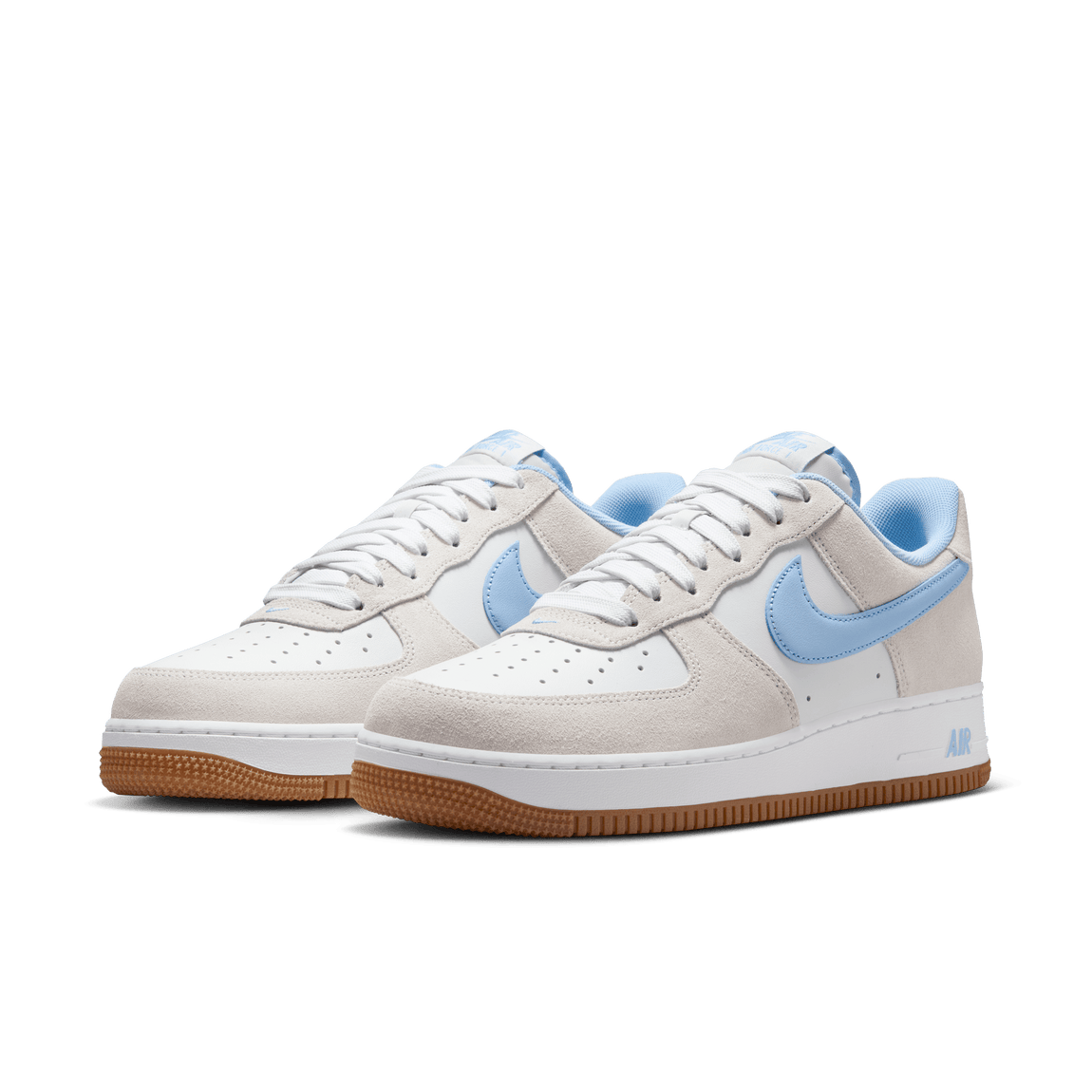 Nike Air Force 1 '07 SK8 (Photon Dust/Psychic Blue-White) - Nike Air Force 1 '07 SK8 (Photon Dust/Psychic Blue-White) - 