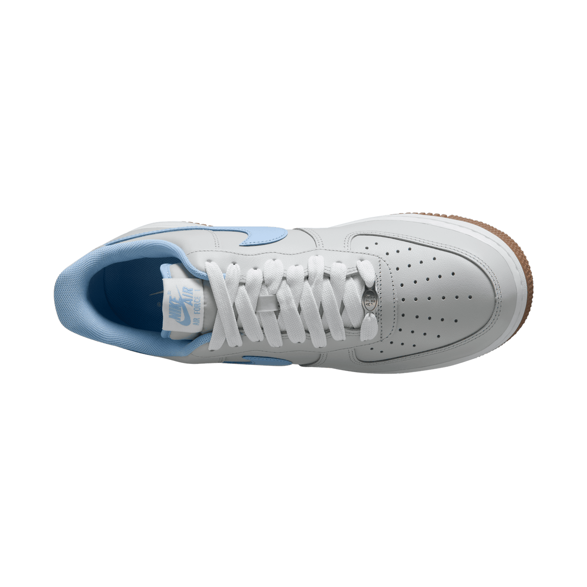 Nike Air Force 1 '07 SK8 (Photon Dust/Psychic Blue-White) - Nike Air Force 1 '07 SK8 (Photon Dust/Psychic Blue-White) - 