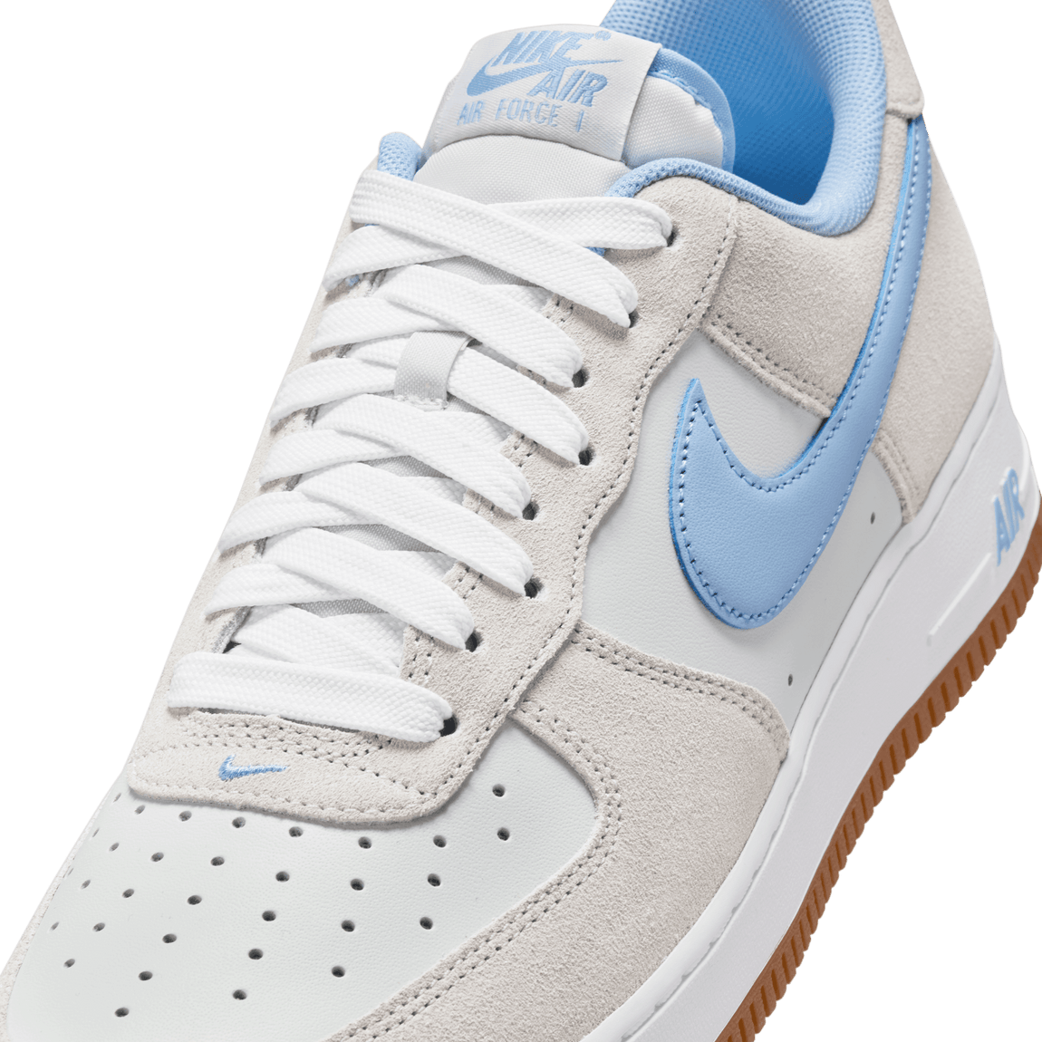 Nike Air Force 1 '07 SK8 (Photon Dust/Psychic Blue-White) - Nike Air Force 1 '07 SK8 (Photon Dust/Psychic Blue-White) - 