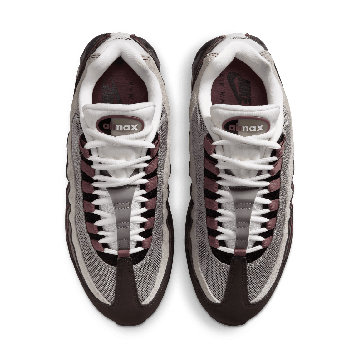 Women's Nike Air Max 95 (Velvet Brown/Pearl Grey-Baroque Brown) - Women's Nike Air Max 95 (Velvet Brown/Pearl Grey-Baroque Brown) - 