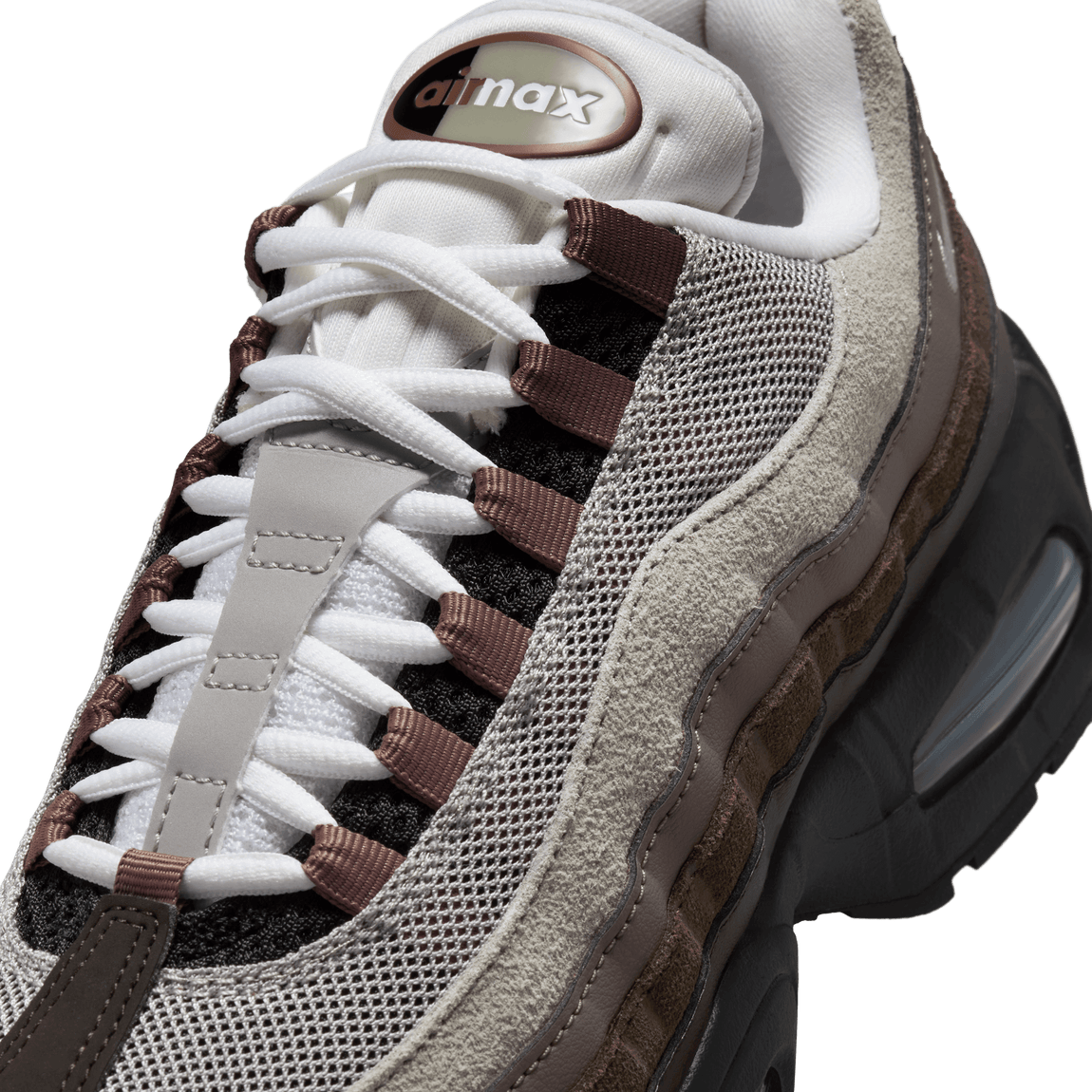 Women's Nike Air Max 95 (Velvet Brown/Pearl Grey-Baroque Brown) - Women's Nike Air Max 95 (Velvet Brown/Pearl Grey-Baroque Brown) - 