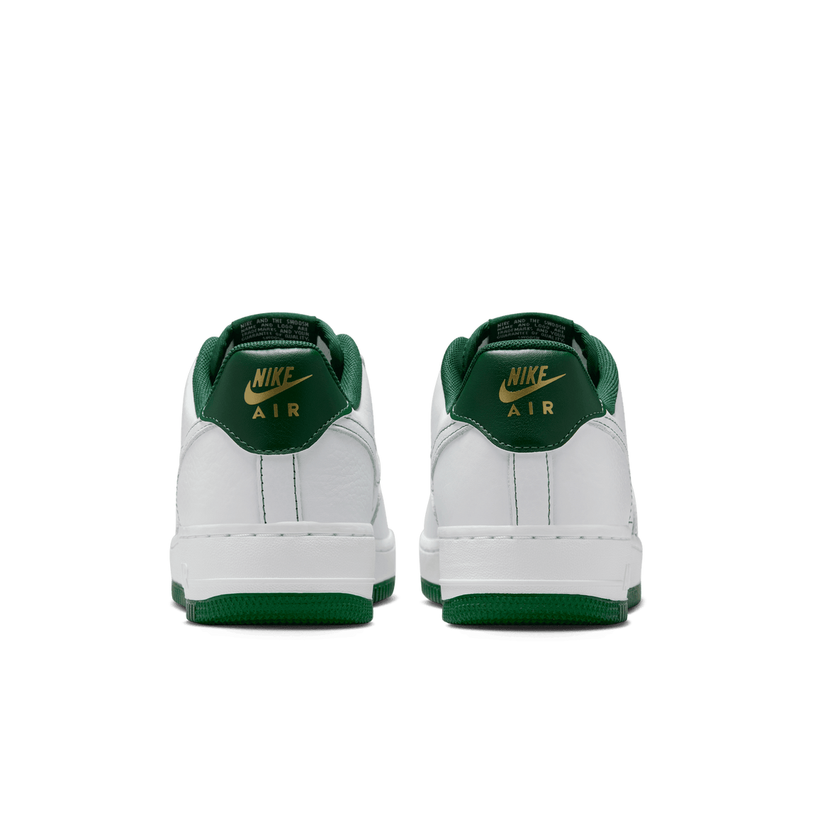 Women's Nike Air Force 1 '07 Mini Jewel (White/Gorge Green-Metallic Gold) - Women's Nike Air Force 1 '07 Mini Jewel (White/Gorge Green-Metallic Gold) - 