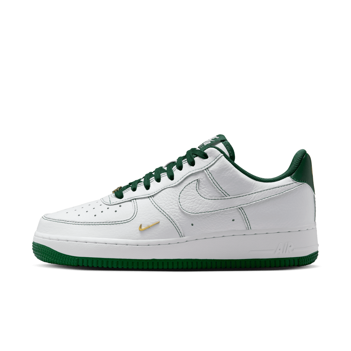 Women's Nike Air Force 1 '07 Mini Jewel (White/Gorge Green-Metallic Gold) - Women's Nike Air Force 1 '07 Mini Jewel (White/Gorge Green-Metallic Gold) - 