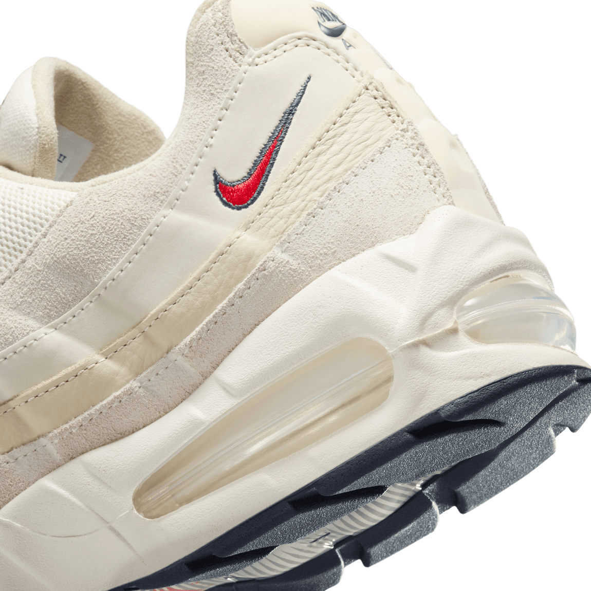 Nike Air Max 95 OG (Pale Ivory/University Red-Lt Khaki-Sail) - Nike Air Max 95 OG (Pale Ivory/University Red-Lt Khaki-Sail) - 