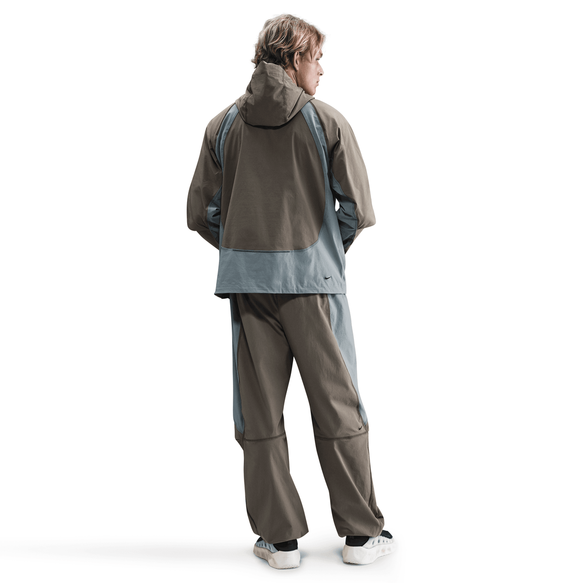 Nike Tech Dri-FIT Woven Color-Block Windrunner Jacket (Cave Stone/Cool Grey/Black) - Nike Tech Dri-FIT Woven Color-Block Windrunner Jacket (Cave Stone/Cool Grey/Black) - 