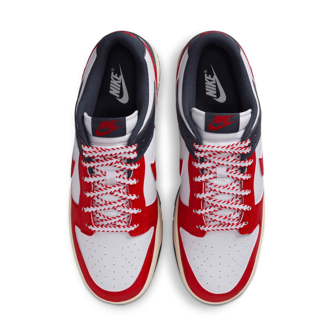 Nike Dunk Low Retro (White/University Red-Thunder Blue) 8/21 - Nike Dunk Low Retro (White/University Red-Thunder Blue) 8/21 - 
