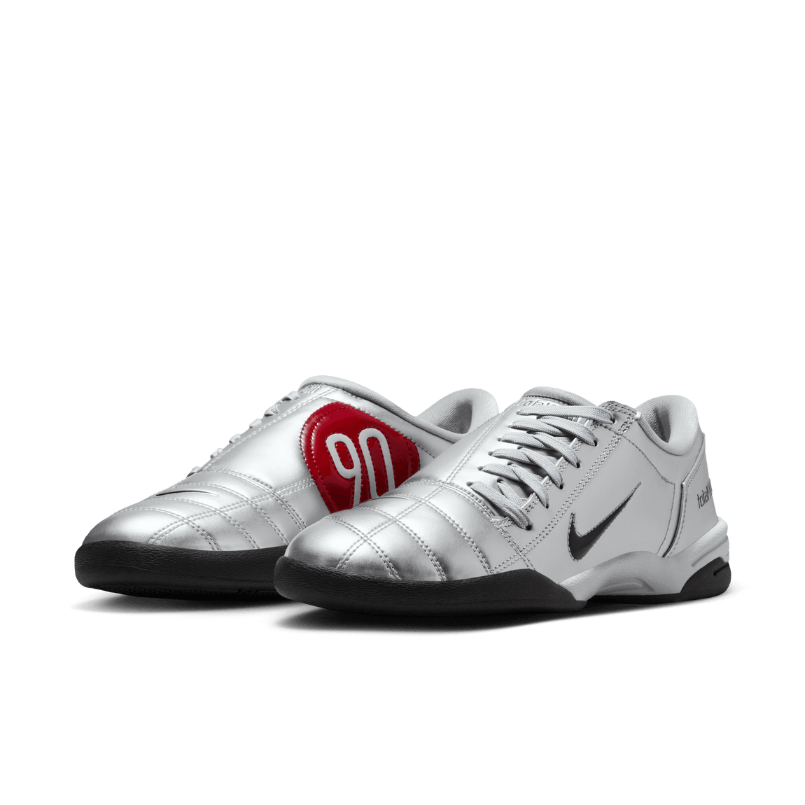 Women's Nike Total 90 (Metallic Silver/Black-University Red) - Women's Nike Total 90 (Metallic Silver/Black-University Red) - 