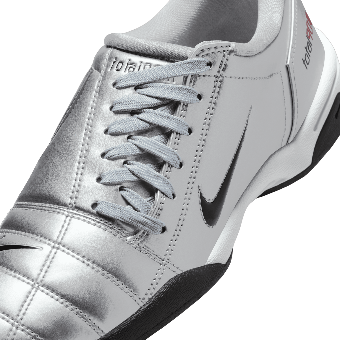 Women's Nike Total 90 (Metallic Silver/Black-University Red) - Women's Nike Total 90 (Metallic Silver/Black-University Red) - 