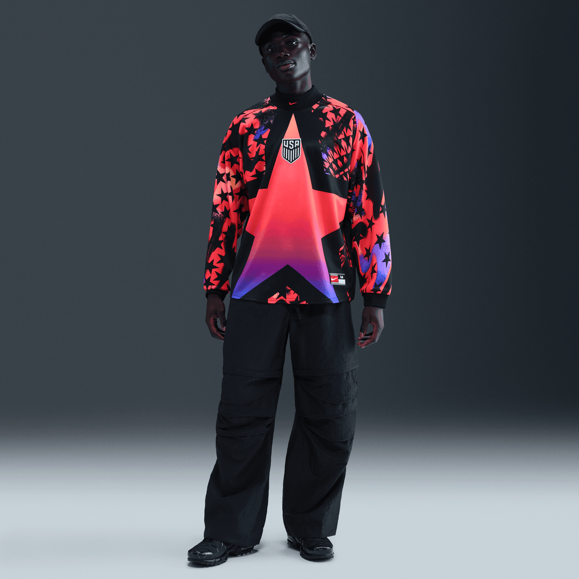 Nike USMNT Authentic Goalkeeper (Black/Bright Crimson/Bright Crimson) 12/8 - Nike USMNT Authentic Goalkeeper (Black/Bright Crimson/Bright Crimson) 12/8 - 