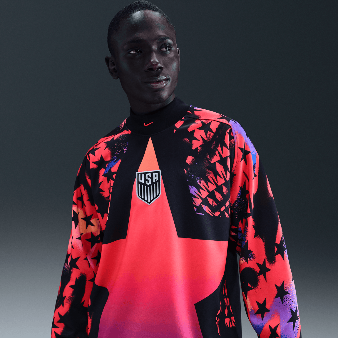 Nike USMNT Authentic Goalkeeper (Black/Bright Crimson/Bright Crimson) 12/8 - Nike USMNT Authentic Goalkeeper (Black/Bright Crimson/Bright Crimson) 12/8 - 