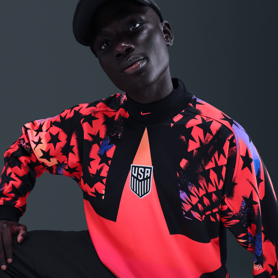 Nike USMNT Authentic Goalkeeper (Black/Bright Crimson/Bright Crimson) 12/8 - Nike USMNT Authentic Goalkeeper (Black/Bright Crimson/Bright Crimson) 12/8 - 