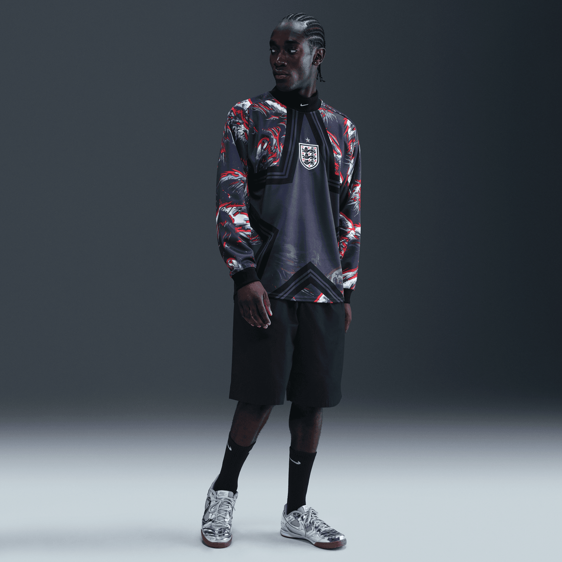 Nike England Authentic Goalkeeper (Black/Obsidian/White) 12/8 - Nike England Authentic Goalkeeper (Black/Obsidian/White) 12/8 - 