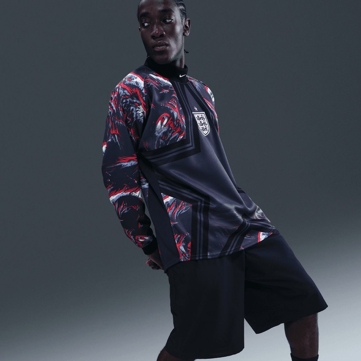 Nike England Authentic Goalkeeper (Black/Obsidian/White) 12/8 - Nike England Authentic Goalkeeper (Black/Obsidian/White) 12/8 - 