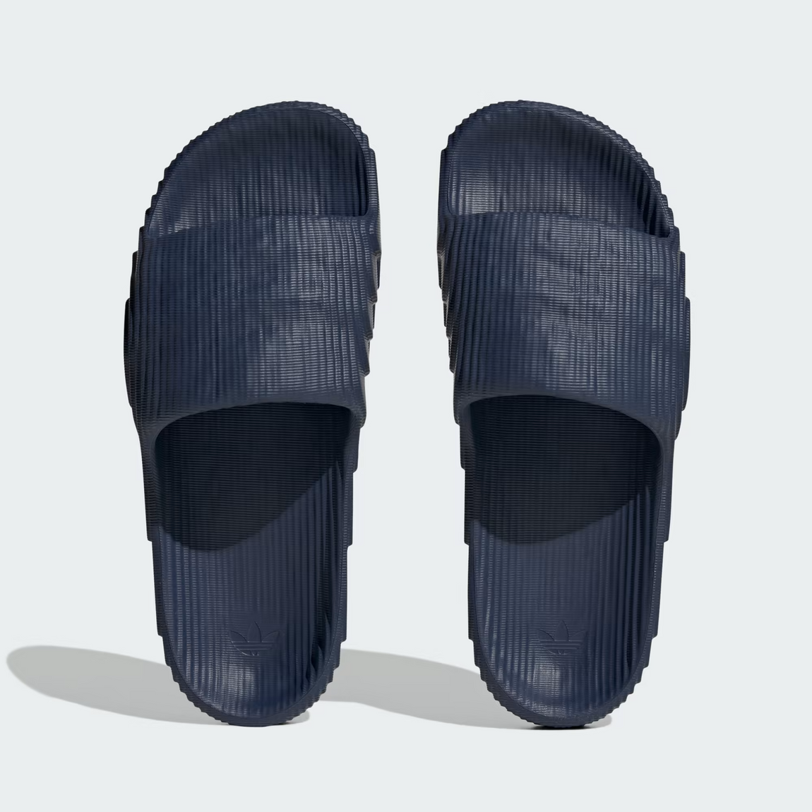 Adidas Adilette 22 Slides (Dark Blue / Cloud White / Dark Blue) - Adidas Adilette 22 Slides (Dark Blue / Cloud White / Dark Blue) - 