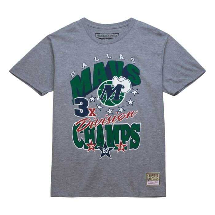 Mitchell & Ness Dallas Mavericks NBA Finals Tee ( Grey Heather ) - Mitchell & Ness