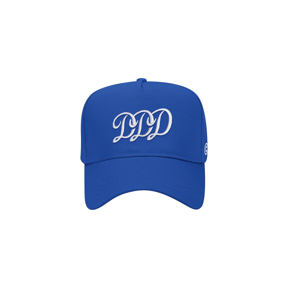 Centre Triple D Script Hat (Royal Blue) - Hats
