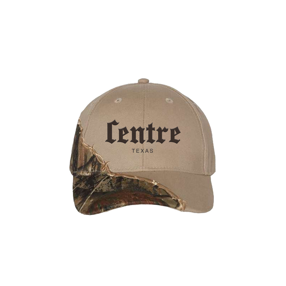 Centre Texas Blackletter Hat (Khaki/RealTree) - Hats