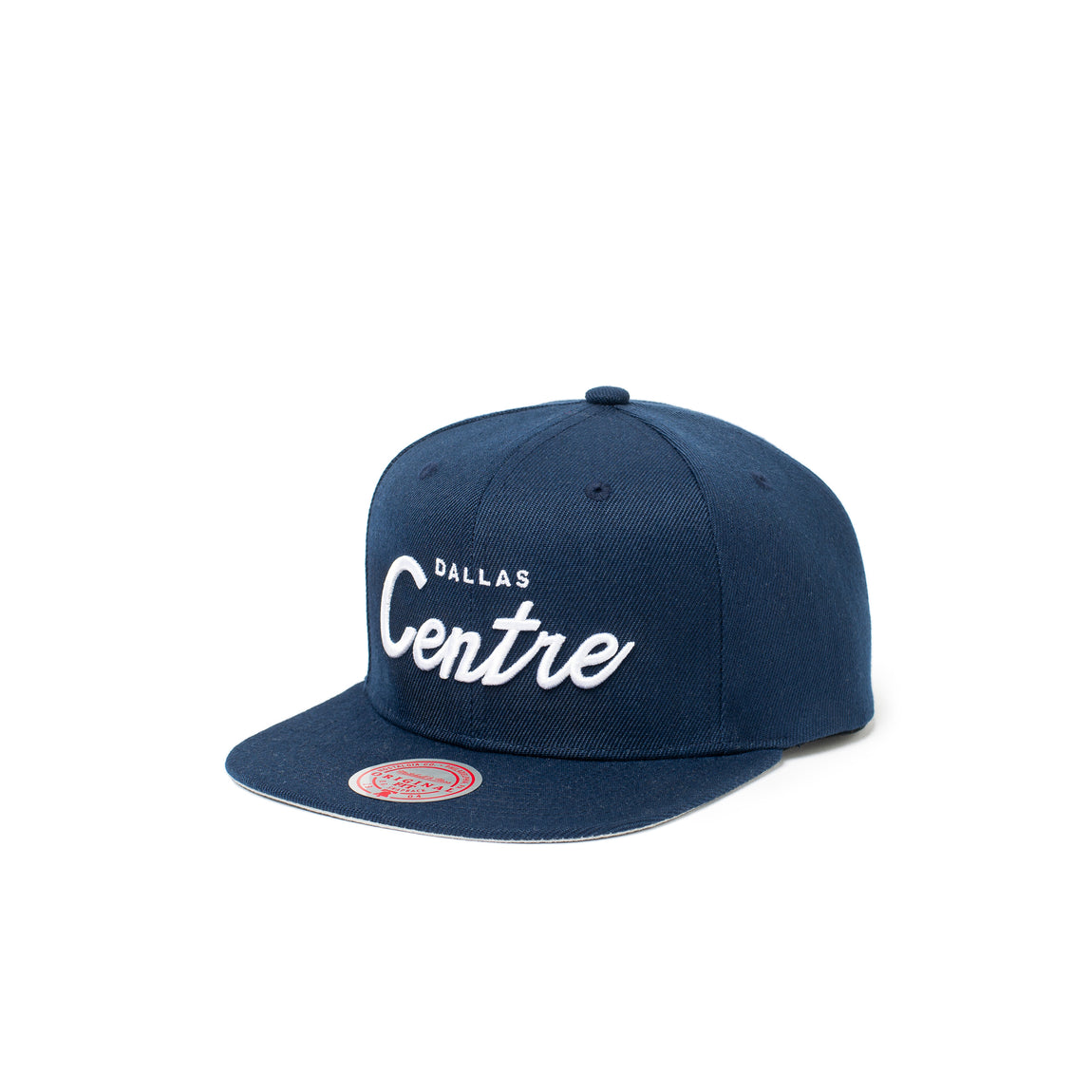 Centre x Mitchell & Ness Dallas Script Snapback Hat (Navy) - Centre x Mitchell & Ness Dallas Script Snapback Hat (Navy) - 