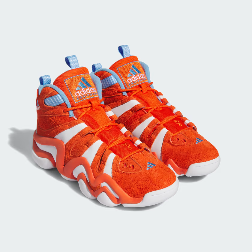 Adidas Crazy 8 (Team Orange/ Cloud White/ Team Light Blue) 9/16 - Adidas Crazy 8 (Team Orange/ Cloud White/ Team Light Blue) 9/16 - 