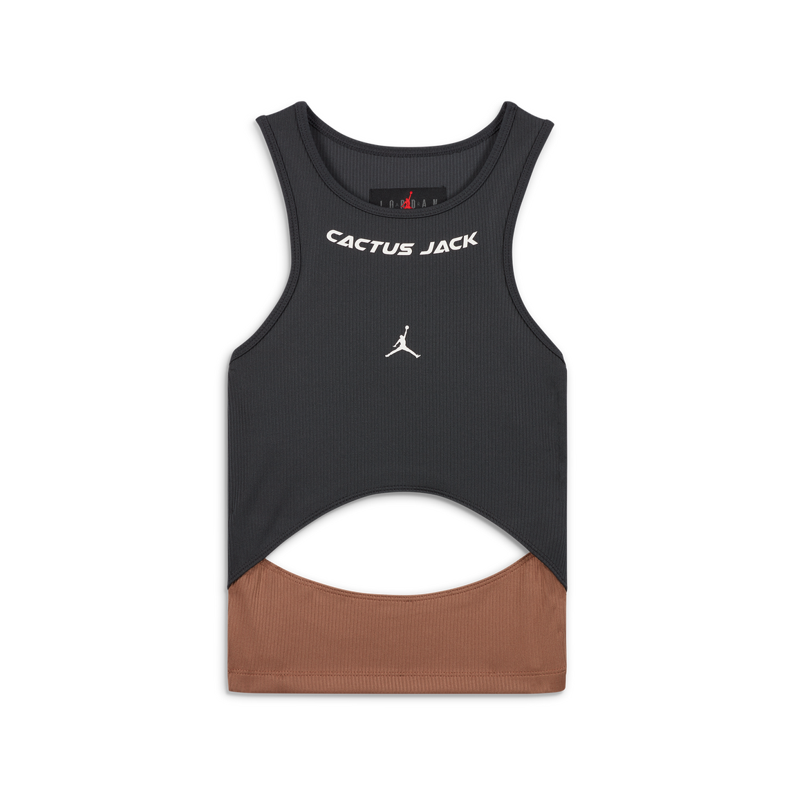 Jordan X Travis Scott Women's Tank Top (Dark Smoke Grey/Archaeo Brown-Sail) - Jordan X Travis Scott Women's Tank Top (Dark Smoke Grey/Archaeo Brown-Sail) - 