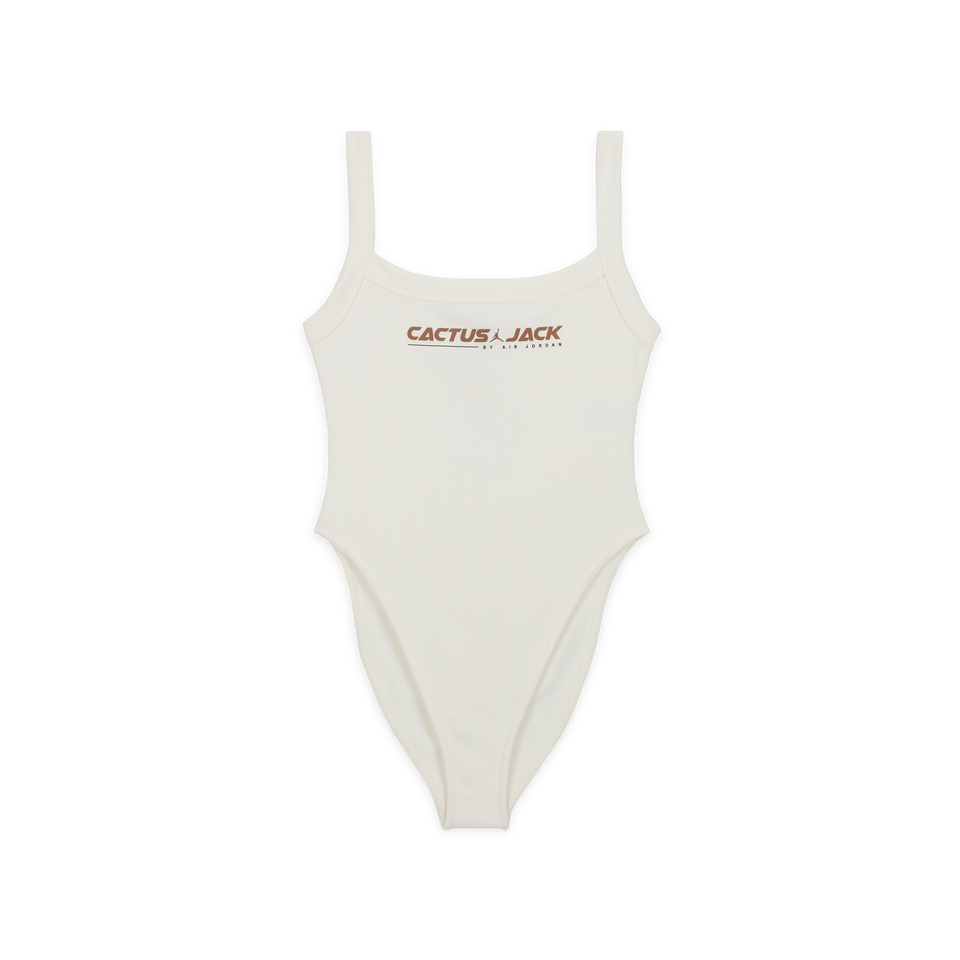 Jordan X Travis Scott Women's Bodysuit (Sail/Archaeo Brown) - Jordan