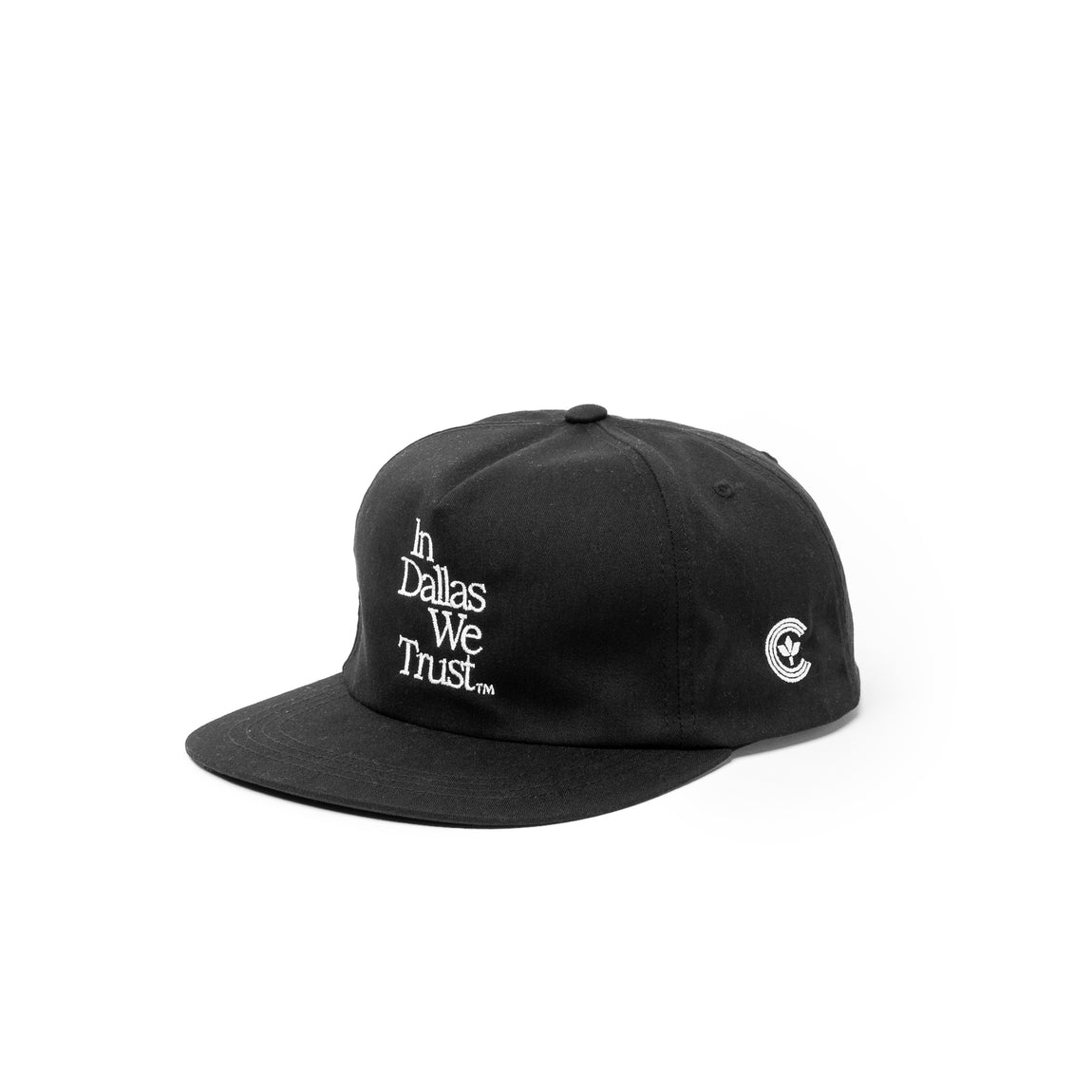 Centre Dallas Trust Serif Snapback Hat (Black) - Centre Dallas Trust Serif Snapback Hat (Black) - 