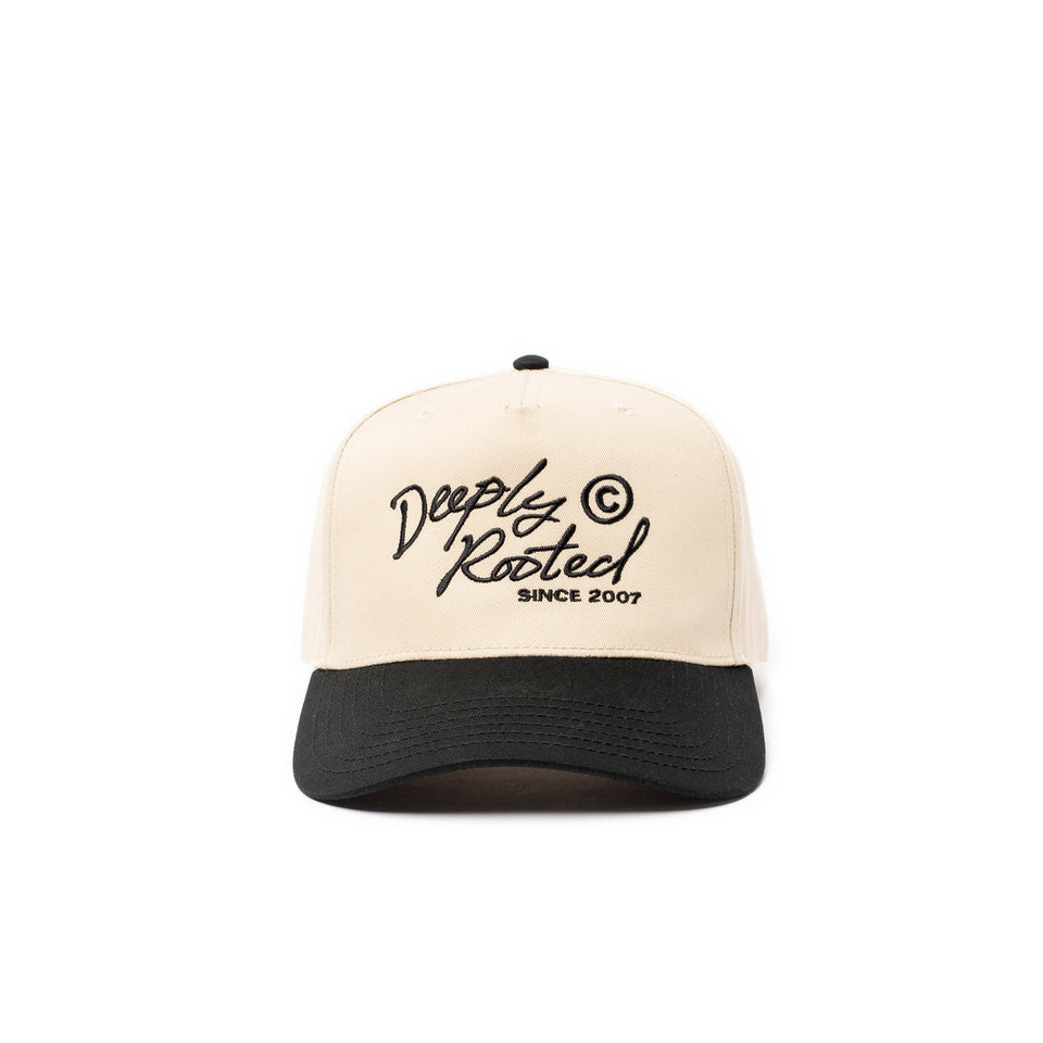 Centre Deeply Rooted Snapback Hat (Natural/Black) - Frozen Sale (Jan 2025)