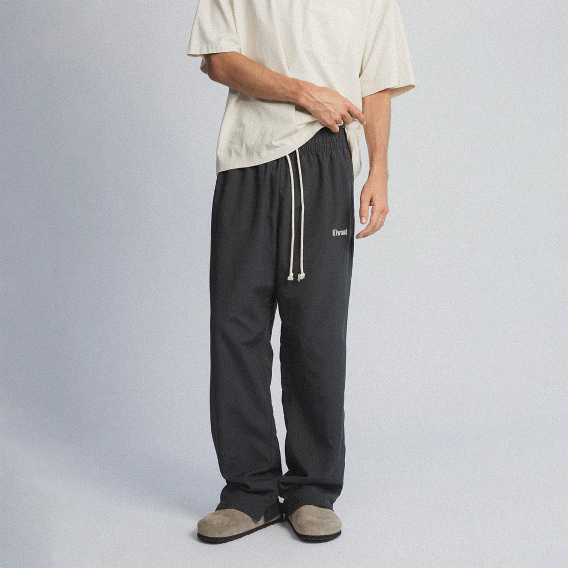 Elwood Dume Nylon Pant (Coal) - Elwood Dume Nylon Pant (Coal) - 