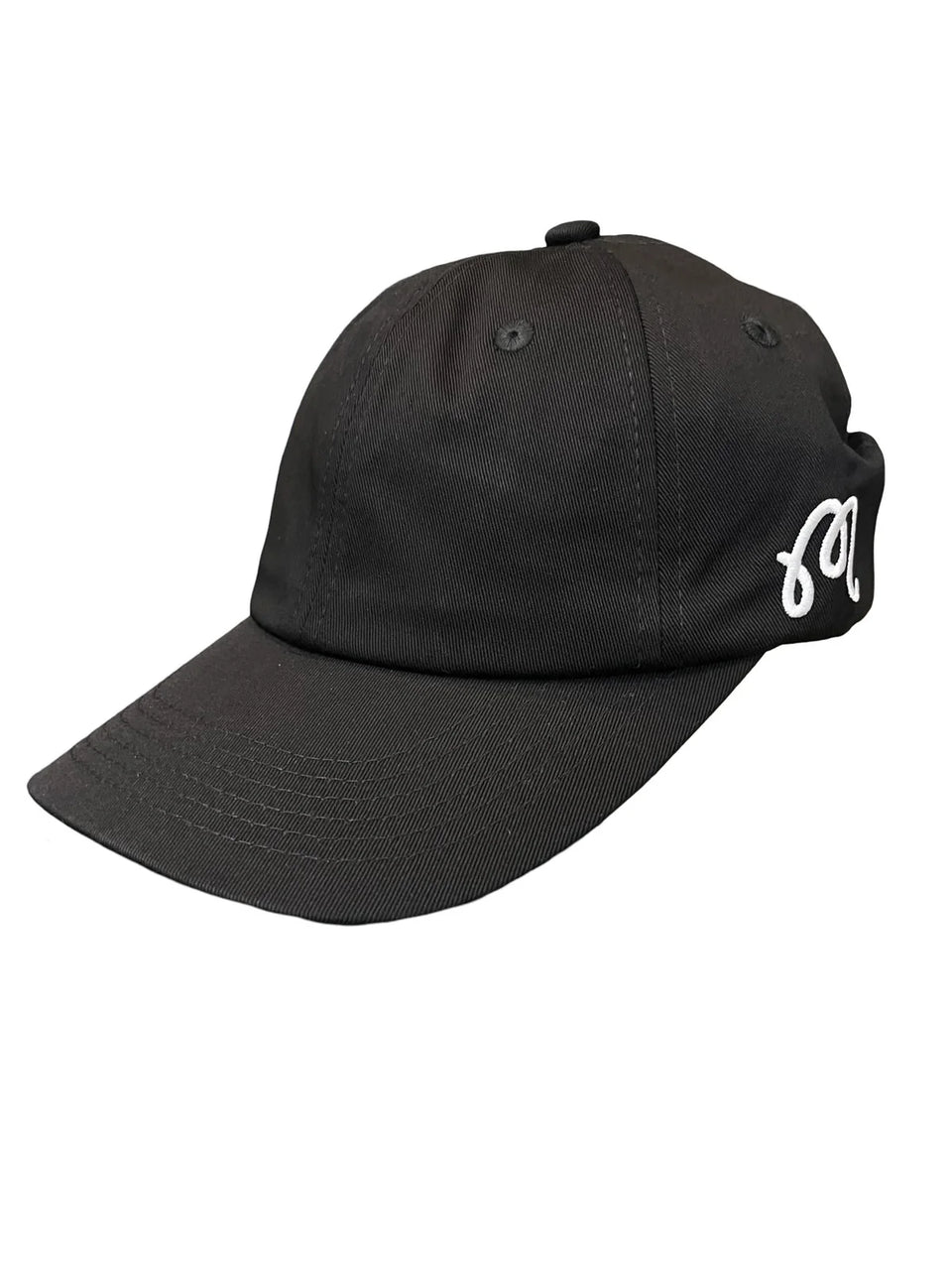 Malbon Golf Evergreen Washed Cotton Twill Hat (Black) - Hats