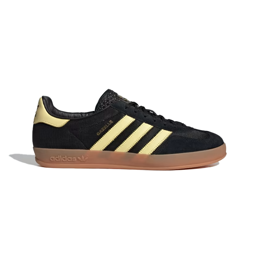 Adidas Gazelle Indoor (Core Black/Almost Yellow-Gum) - Adidas Gazelle Indoor (Core Black/Almost Yellow-Gum) - 