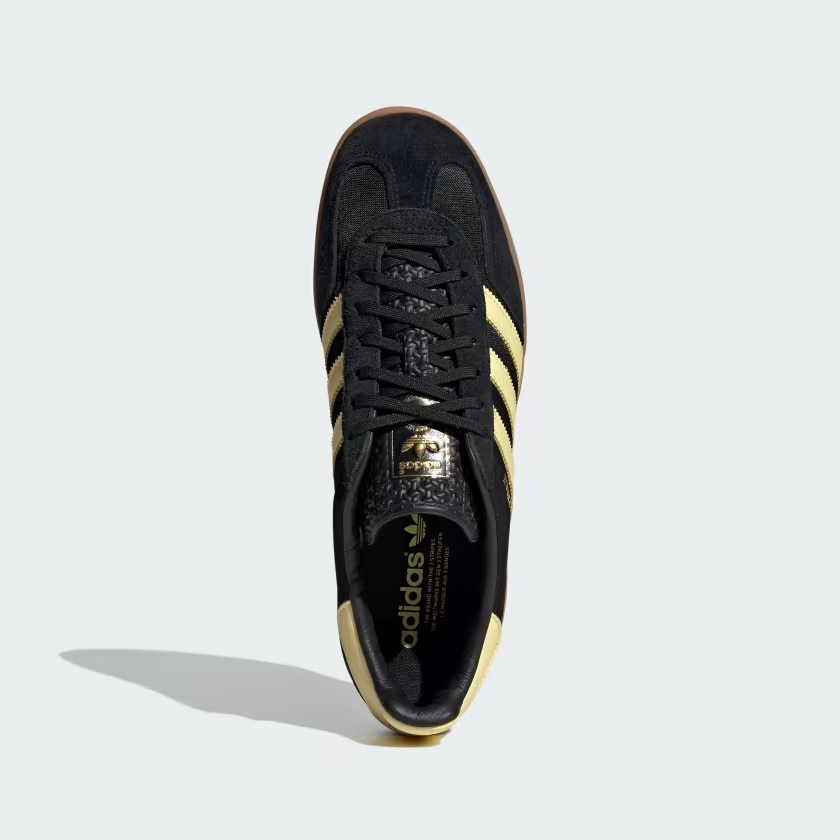 Adidas Gazelle Indoor Core Black/Almost Yellow Gum – Centre