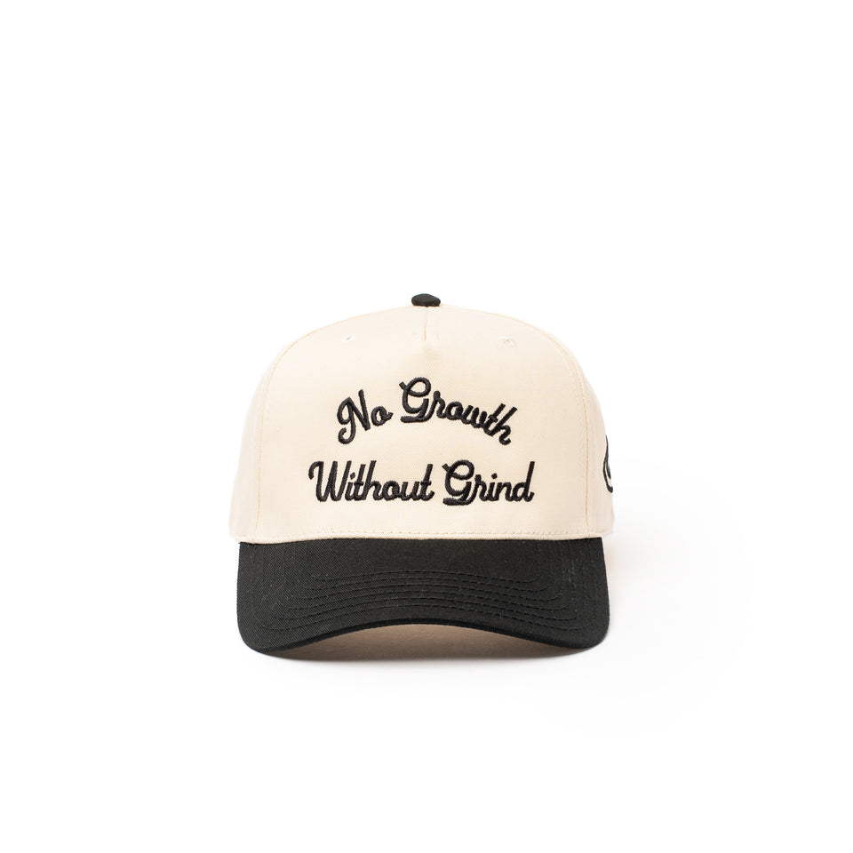 Centre Growth Snapback Hat (Natural/Black) - Hats