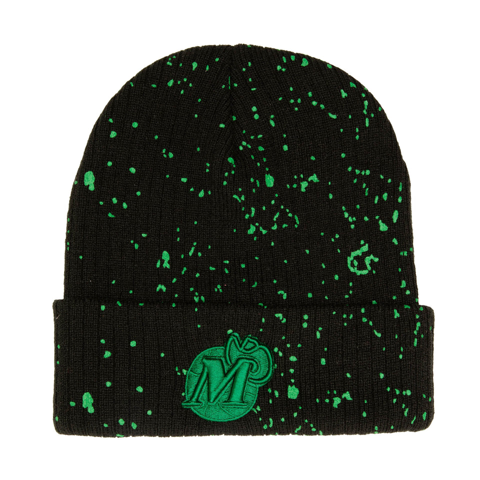 Mitchell & Ness Dallas Mavericks NBA Hardwood Classics Beanie ( Black / Green ) - Hats
