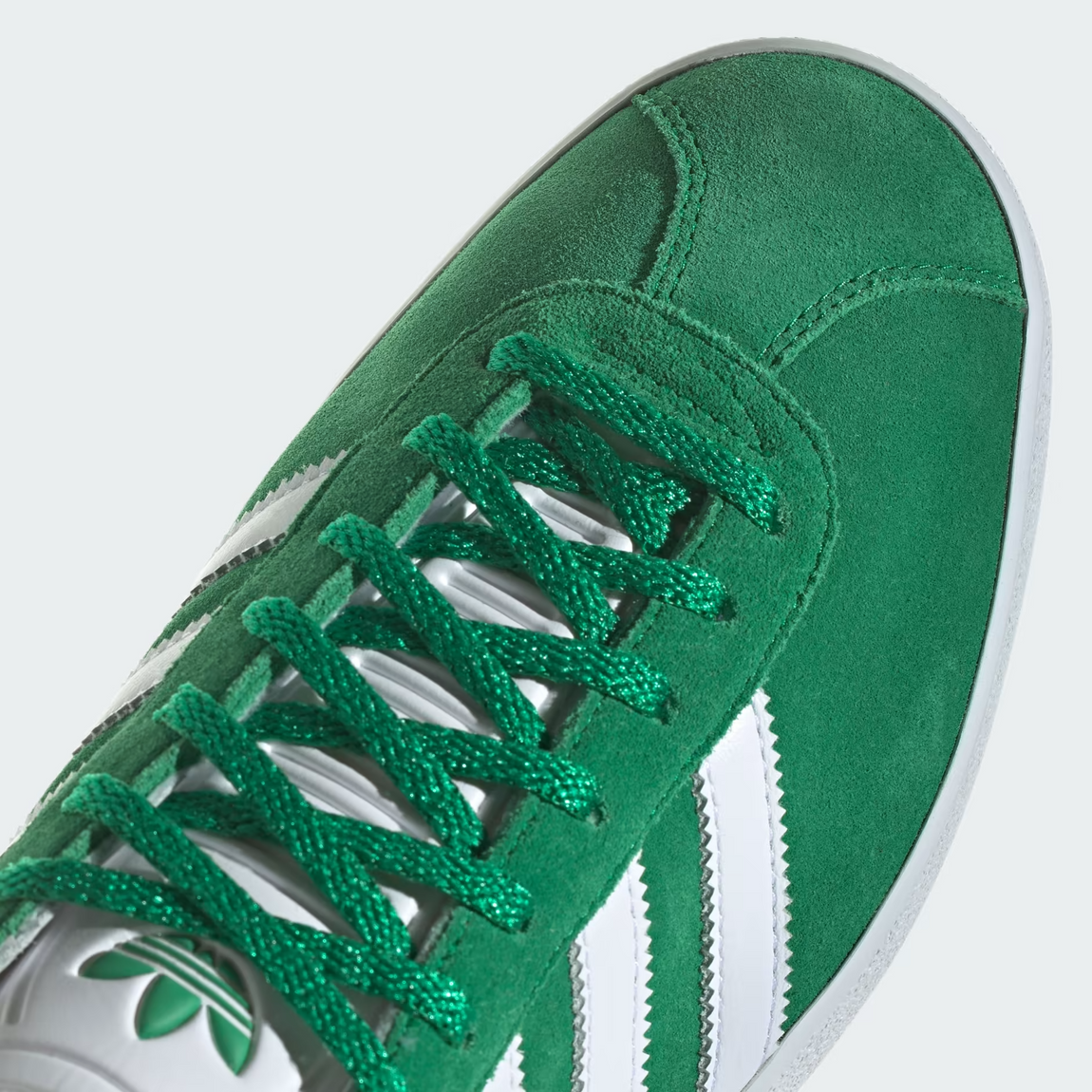 Adidas Gazelle 85 (Green/White-Gold Metallic) - Adidas Gazelle 85 (Green/White-Gold Metallic) - 