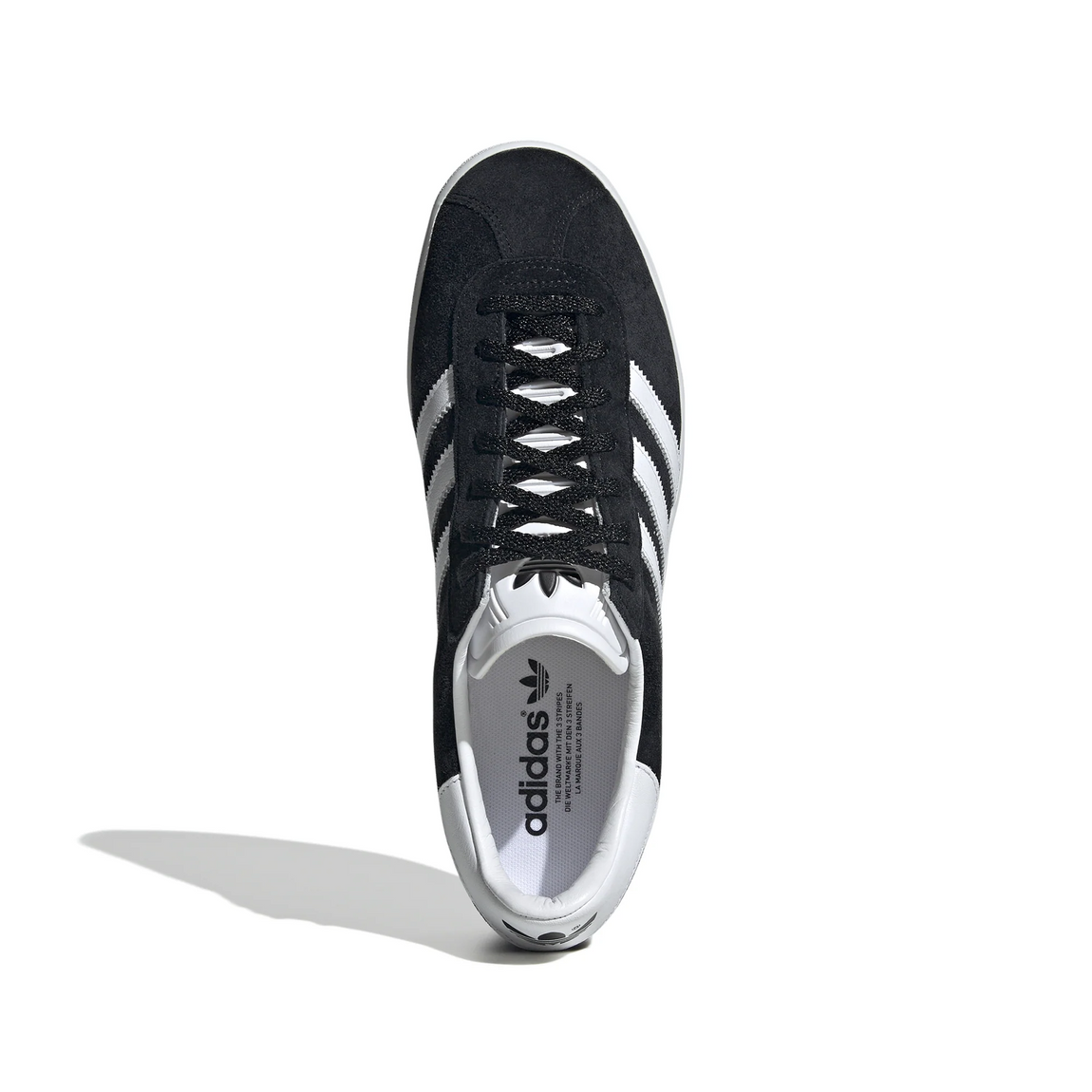 Adidas Gazelle 85 (Core Black/Footwear White-Gold Metallic) - Adidas Gazelle 85 (Core Black/Footwear White-Gold Metallic) - 