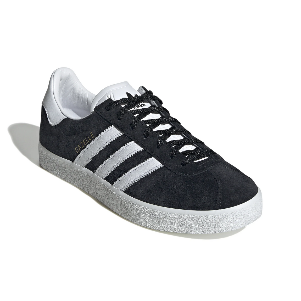 Adidas Gazelle 85 (Core Black/Footwear White-Gold Metallic) - Adidas Gazelle 85 (Core Black/Footwear White-Gold Metallic) - 