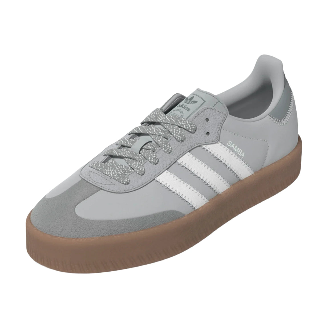 Women's Adidas Sambae (Grey Two/Cloud White/Grey Three) - Women's Adidas Sambae (Grey Two/Cloud White/Grey Three) - 