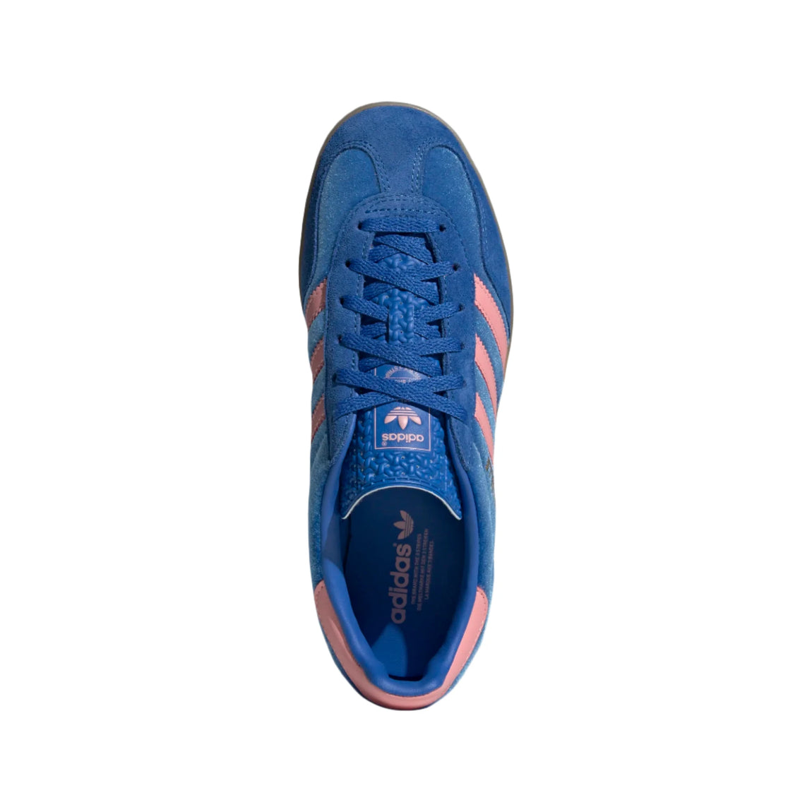 Women's Adidas Gazelle Indoor (Blue/Semi Pink Spark/Gum) - Women's Adidas Gazelle Indoor (Blue/Semi Pink Spark/Gum) - 