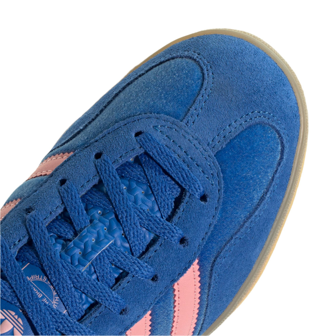 Women's Adidas Gazelle Indoor (Blue/Semi Pink Spark/Gum) - Women's Adidas Gazelle Indoor (Blue/Semi Pink Spark/Gum) - 