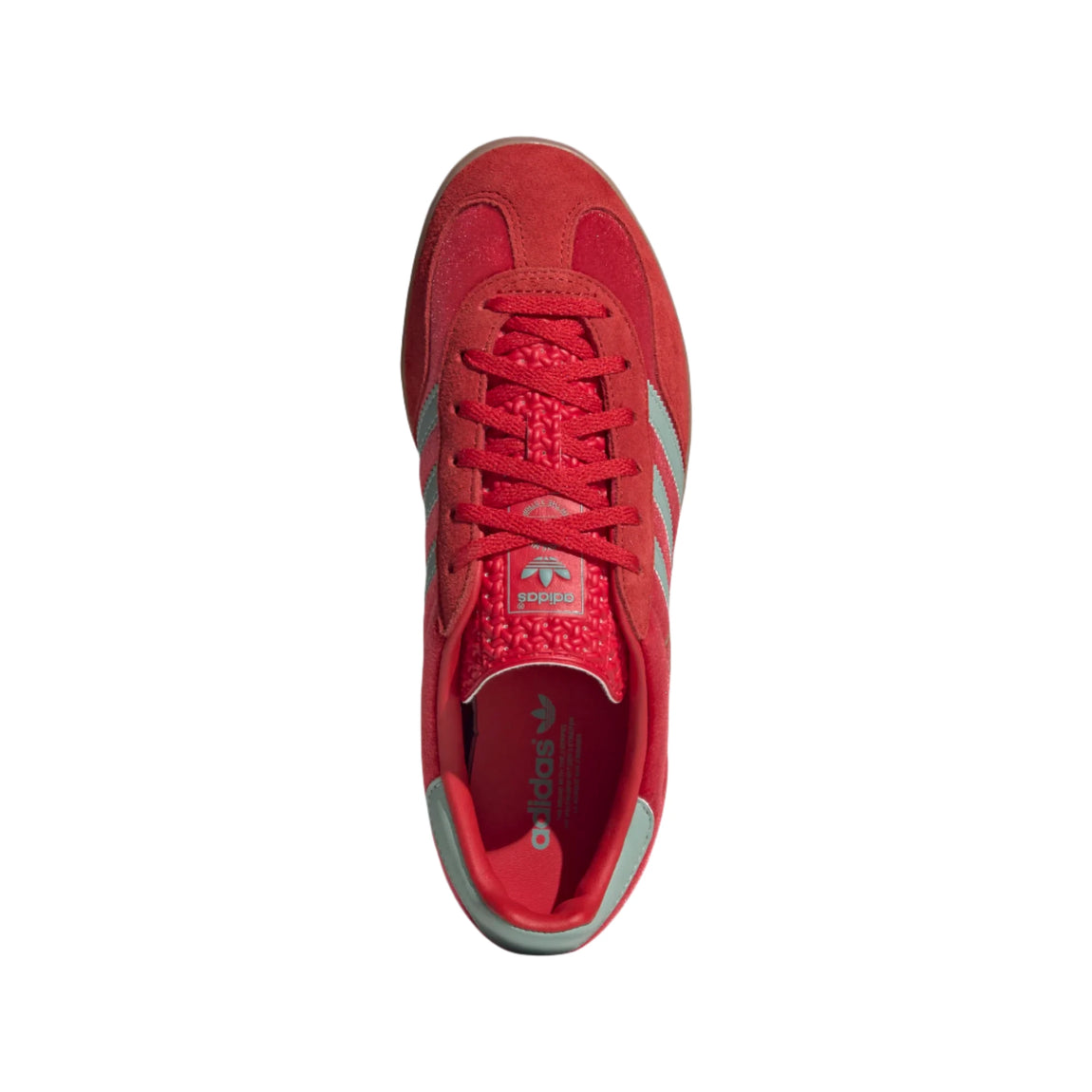 Women's Adidas Gazelle Indoor (Better Scarlet/Hazy Green/Gum) - Women's Adidas Gazelle Indoor (Better Scarlet/Hazy Green/Gum) - 