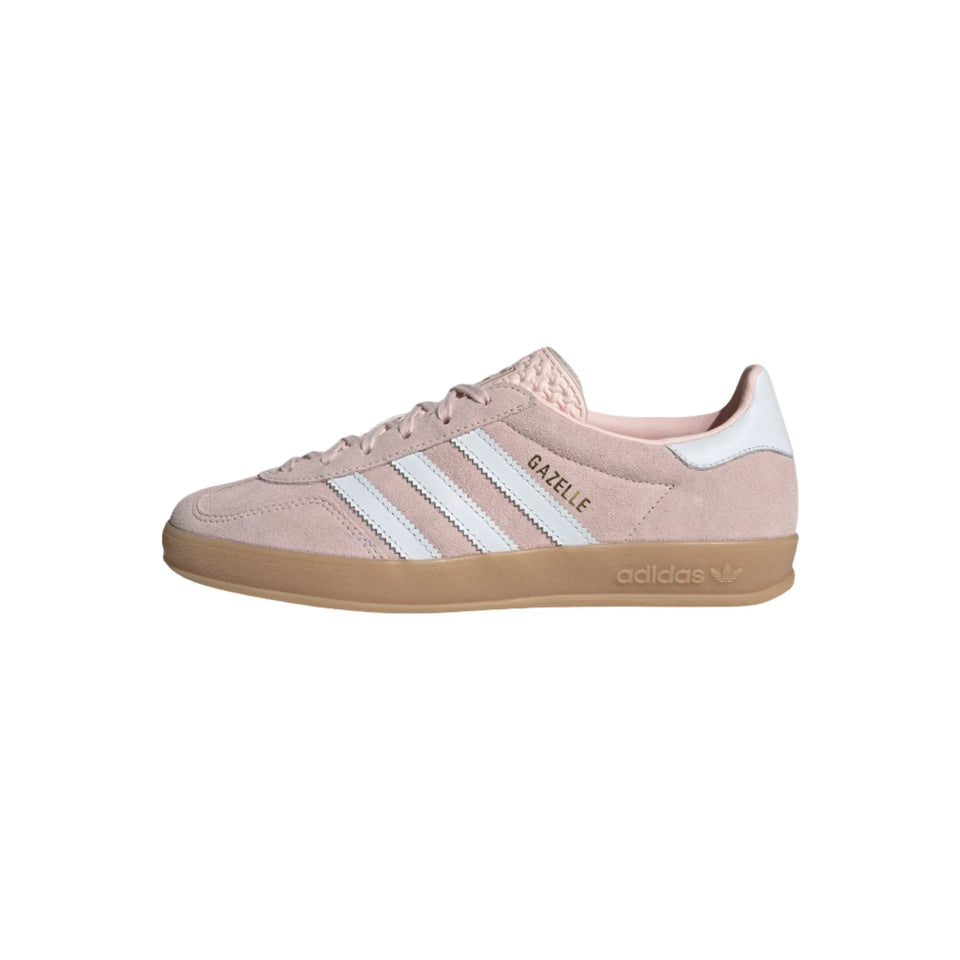Women's Adidas Gazelle Indoor (Pink/White/Gum) - Adidas