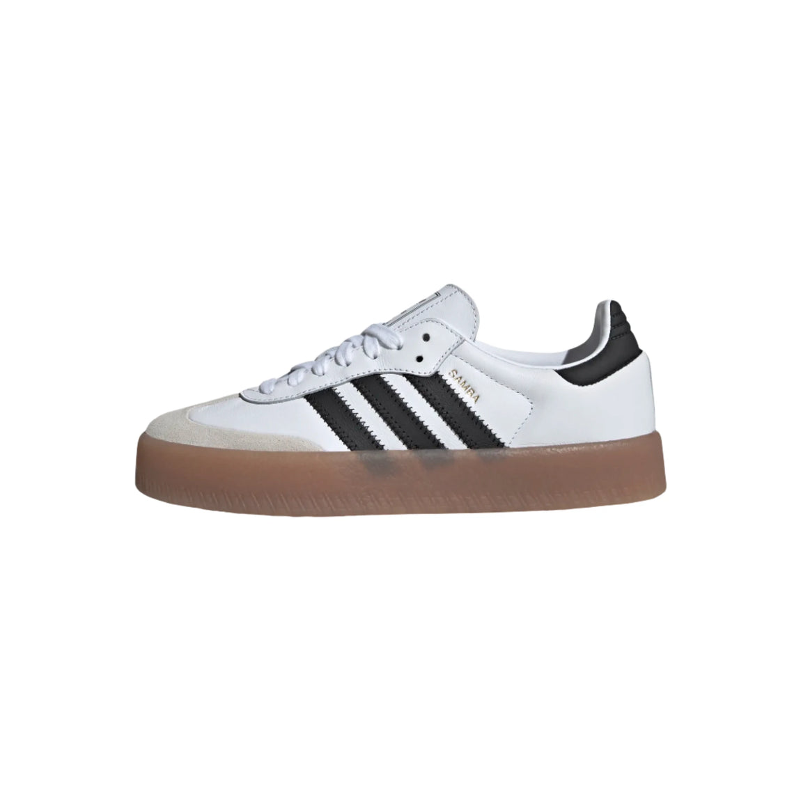 Women's Adidas Sambae (White/Black/Gum) - Women's Adidas Sambae (White/Black/Gum) - 