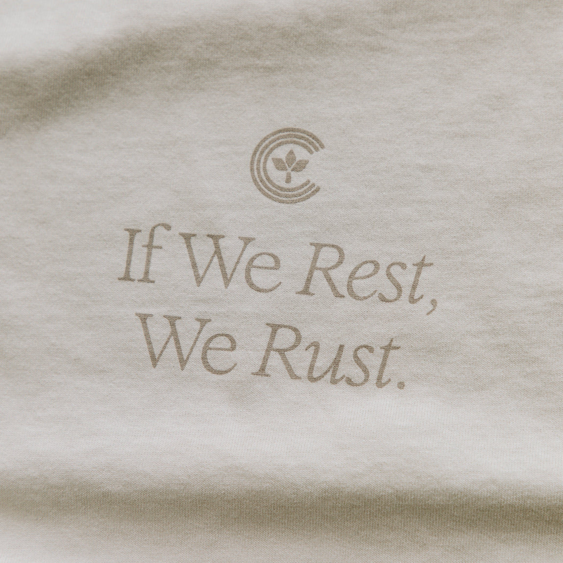 Centre Dallas Trust Serif Tee (Faded Bone) - Centre Dallas Trust Serif Tee (Faded Bone) - 