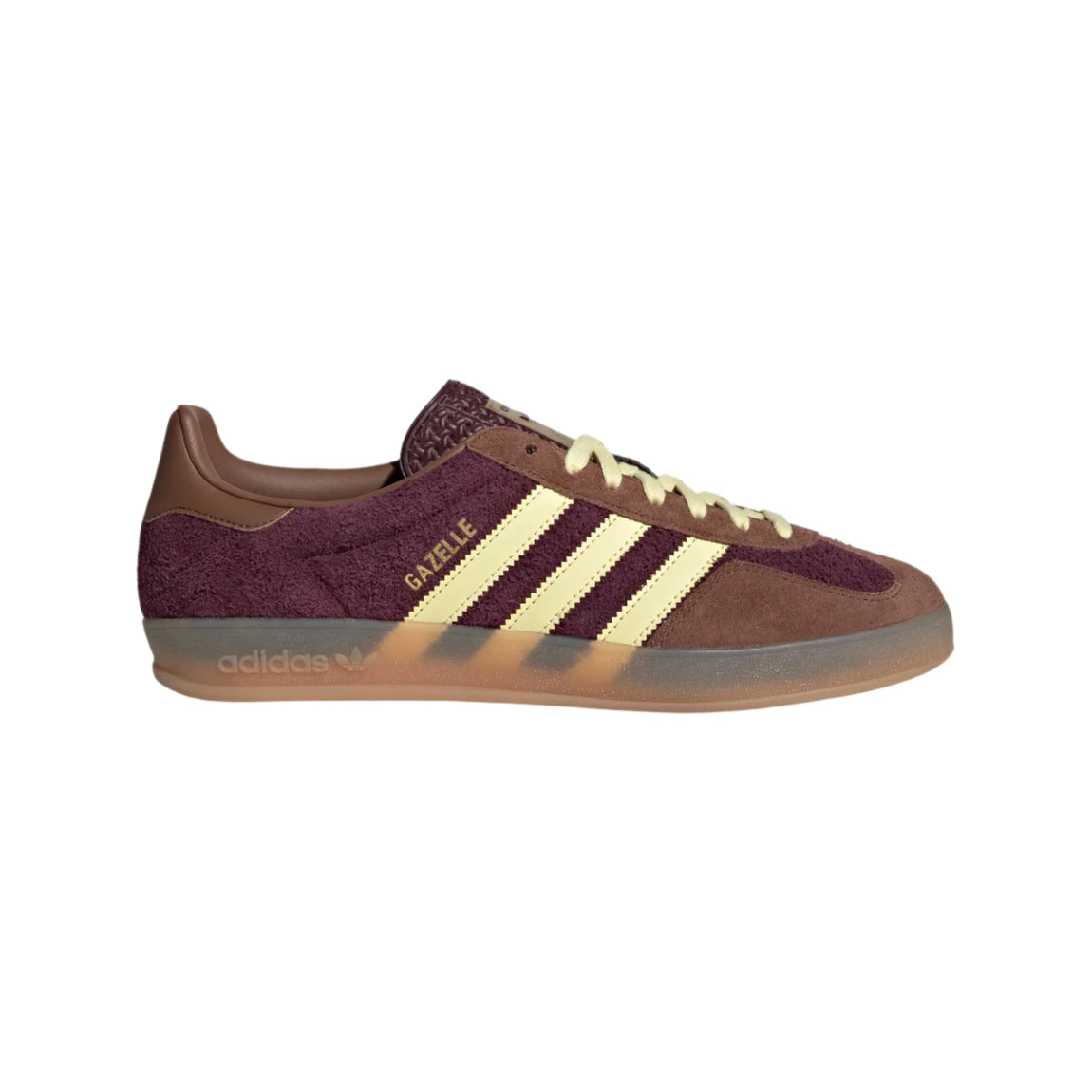 Adidas Gazelle Indoor (Maroon/Almost Yellow/Preloved Brown) - Adidas Gazelle Indoor (Maroon/Almost Yellow/Preloved Brown) - 