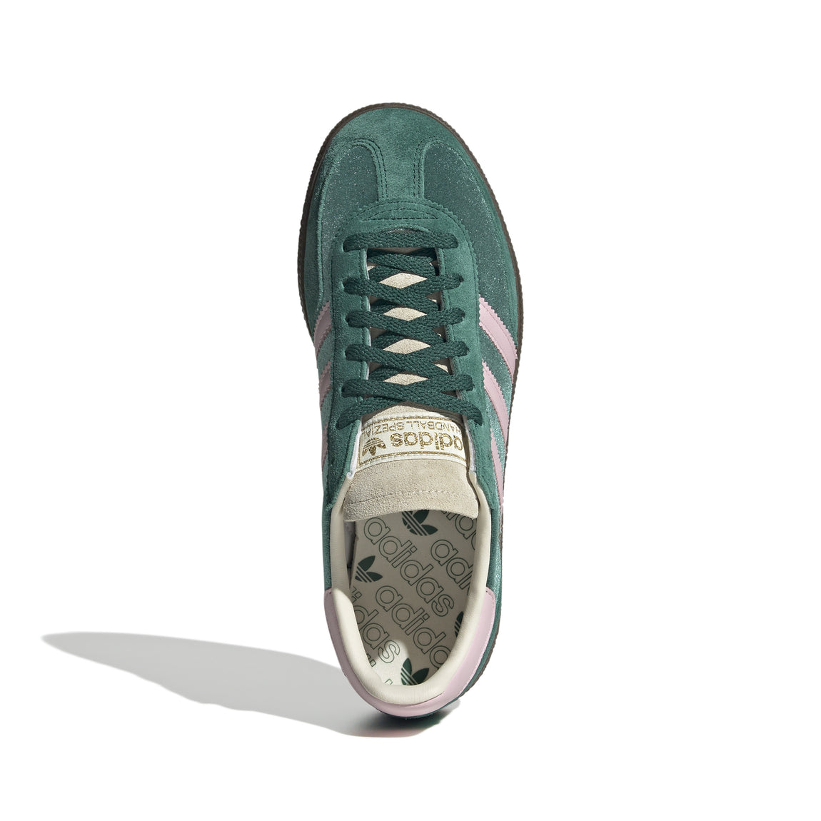 Women's Adidas Handball Spezial (Collegiate Green/Clear Pink/Cream White) - Women's Adidas Handball Spezial (Collegiate Green/Clear Pink/Cream White) - 